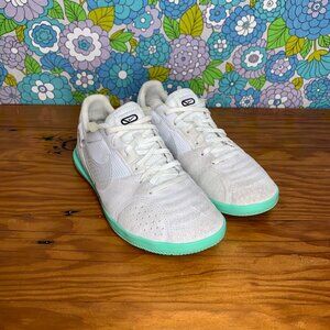 Nike Streetgato IC Indoor Soccer Shoes – Summit White/Green Glow & White